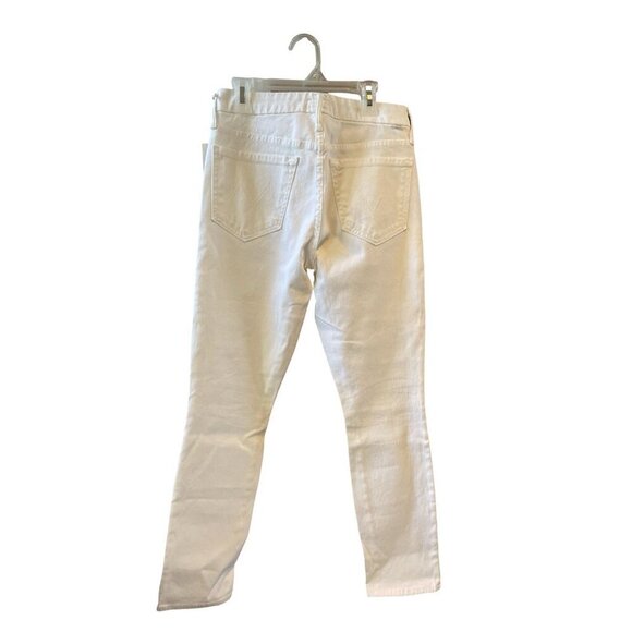 NWT Mother Denim Looker Ankle Fray in Glass Slipper (White) Size 26 - Picture 10 of 14